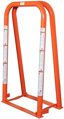 Martins Industries MIC-2WB 2-Bar Wide-Base Portable Tire Inflation Cage, 29" Length, 52" Height, 16.75" Width, Orange