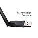 Parboo Wireless USB WIFI Network Adapter for Windows 7/XP/Vista/Mac OS X/LINUX,Supports 802.11 b/g/n Products