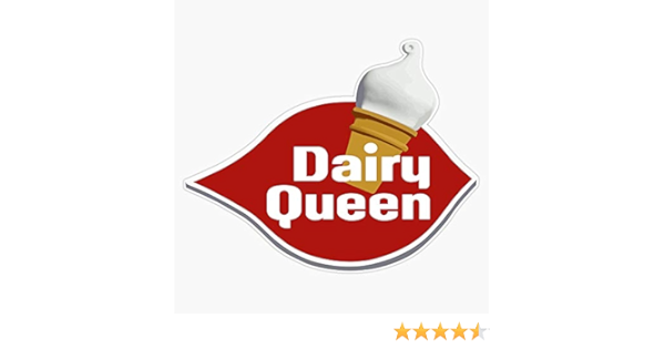 amazon com lad studio dairy queen sticker vinyl bumper sticker decal waterproof 5 automotive