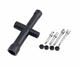 Team Losi Front/Rear Threaded Axle Set: All Micros