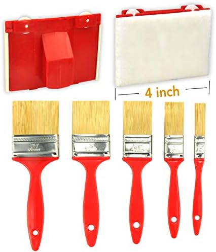 6 Piece Paint Edger Mohair Roller Refill,Paint Brush,Paint Brushes,4 inch Paint Edger,Paint Edger Tool,Paint Edger Roller,Paint Edger Refill Pads,for Paint Roller