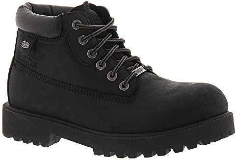 Skechers Men's Sargeants-Verdict Boot Fashion Black Waterproof