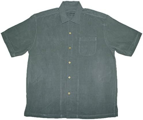 Tommy Bahama Davine Intervention Mens Light Weight Silk, Summer Camp Shirt L Cadet Blue