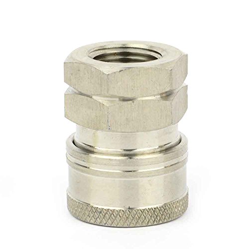Interstate Pneumatics PW7144 Pressure Washer 3/8 inch FNPT Stainless Steel Coupler 5200 PSI