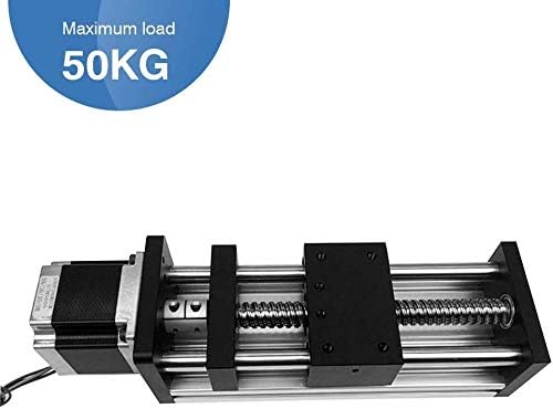 Travel Length Linear Stage Actuator 600mm Ball Screw Sliding Table Effective Stroke Linear Guides Cross Slide Table CNC Machine for XYZ Axis Linear Motion