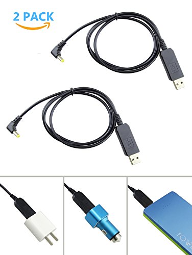 image for 2Pack Xfox Usb Smart Charger Vehicle Charging Cable(DC 5V Input) for B