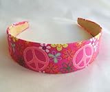 Funky Pink Peace Headband