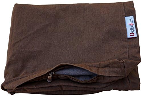 Dogbed4less Heavy Duty Chocolate Brown Denim Jean Dog Pet Bed