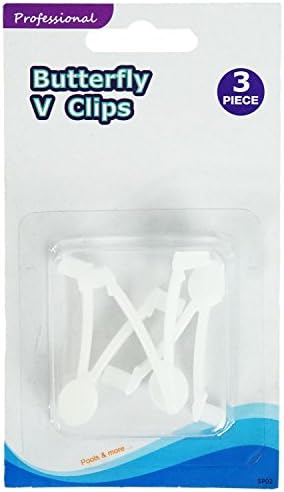 Pool Central2" Quick Snap Replacement Butterfly Clips - Set of 3