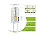 Lamsky G6.35 GY6.35 Bi-Pin Base LED Bulb 12V/24V 2.5 Watt Warm White 3000K Non-dimmable 30W Equivalent(4-Pack)