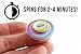 WeFidget's Original Mini Hand Spinner, Super Discrete, Premium Finish, Replaceable Bearings. (Chromatic UFO)