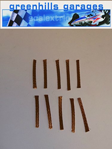 ScalextricGreenhills 100% Copper Braids x 10 for Micro New - G449