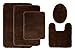 STAINMASTER TruSoft Luxurious Bath Rug, 17-By-24 Inch Coffee Bean