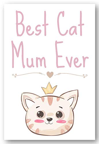 Second Ave Cute Best Cat Mum Ever Mother's Day Birthday Card For Pet Owner