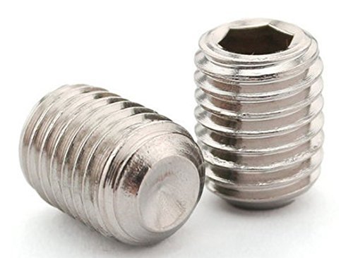 50Pcs M2.5 x 3mm Stainless Steel Hex Socket Set Grub Screws Headless Cup Point...
