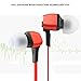 Bluetooth Headphones SporTop Wireless Sports Earphones In Ear Wireless Earbuds 4.2,Best Wireless Sports Earphones w/Mic for Gym Running Workout Noise Cancelling Headsets (Red)