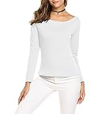 COTTON PICKING GIRLS Women's Long Sleeve t-Shirt Sexy Soft Cotton Top