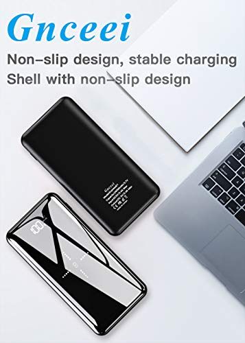 Portable Charger Wireless Power Bank 25000mAh - High Capacity with LCD Digital Display,3 USB Output & Dual Input External Battery Pack Compatible Smart Phones,Android Phones,Tablet and More