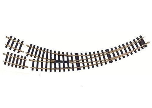 PIKO G SCALE MODEL TRAINS - MANUAL R3-R5 CURVED SWITCH RIGHT - 35225