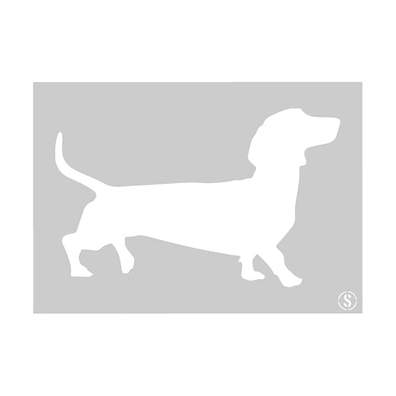 The Stencil Studio Dinosaur Stencil Set - Reusable Wall Stencil - Size