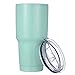 30 oz Tumbler Stainless Steel Vacuum Insulated Cup for Travel - lo lord (Mint green, 30 oz)