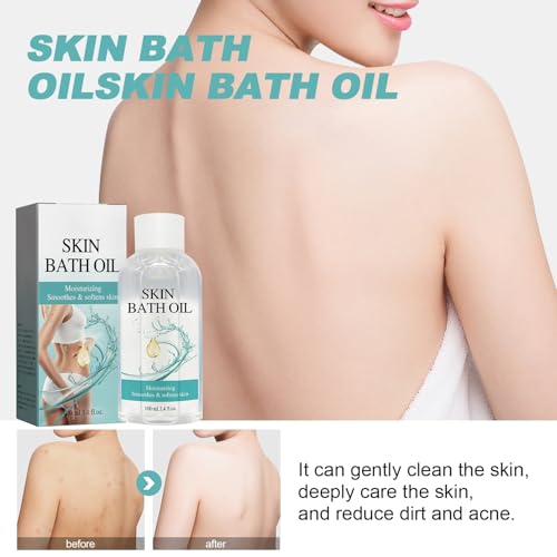 KAYZIU SKIN BATH OIL SO SOFT & SENSUAL, MOISTURIZING, SMOOTHING, SOFTENS DRY OR ROUGH SKIN, LILY, ROSEMARY, ALOE VERA SCENT