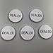 YH Poker Set of 5 Professional Casino Texas Holdem Poker Dealer Buttons