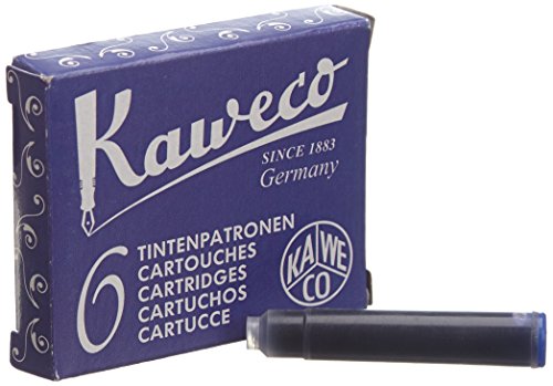 Kaweco Fountain Pen ink cartridge short royal blue - pack of 6