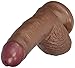 Pipedream King Cock with Balls, Brown, 7 Inch