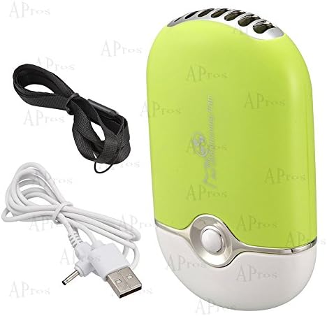 APros USB Mini Portable Fans Rechargeable Air Conditioning Cooling Refrigeration Fan For Eyelash (Green)