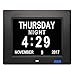 SSA Digital Calendar, 13 Inch Digital Calendar Day Clock with Clear Large Wall Hanging Pefect for Memory Loss Elderly Seniors