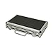 SRA Cases Aluminum Hard Case, Black, 13.6 x 8.1 x 2.6 Inches
