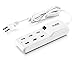DE 6 Port USB Charging Station and Surge Protector Strip (in Retail Packaging)