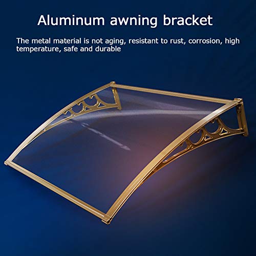 DNNAL Fenstermarkise Türdach, Door Canopy Outdoor-Markise kann gespleißt und regnete Regenschutz für Haustür, Veranda… – Bild 5