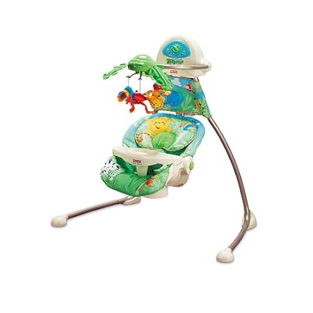 fisher price rainforest cradle swing
