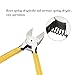 Flush Cut Pliers,KISENG Diagonal Cutter Pliers Wire Cutters Soft Wire Cutting Tool 6 inch