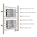 HEATGENE Towel Warmer Wall-Mounted Hardwired Heated Towel Rack Hot Towel Bar Brushed