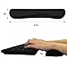 BicycleStore Keyboard Wrist Rest Pad & Mouse Wrist Rest Support Pad Set With Memory Foam for Computer Laptop Easy Typing & Pain Relief (Black)