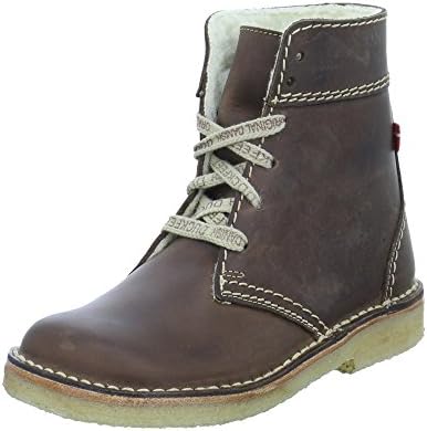 Unisex Odesne Cocoa Lace-Up Boot with Wool Lining 9.5 W/8 M (40)