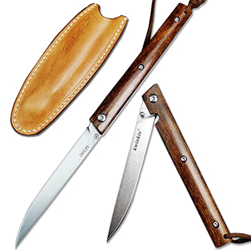 KWINKIN Outdoor Camping Knife 3.5" Austrian M390 Steel Folding Pocket