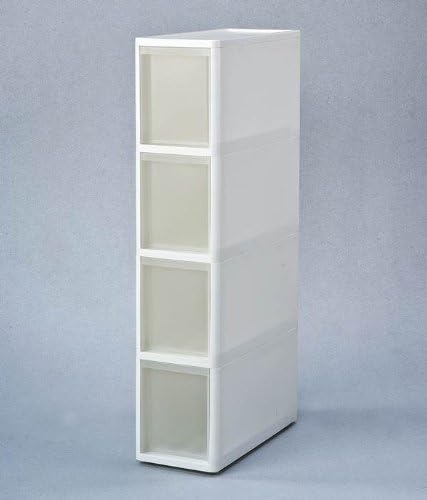 [Slim rack] [storage] kitchen can store plenty in the 18cm gap drawer stocker M4