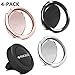 Rngeo Finger Ring Stand & Magnetic Mount Set, Pack of 4 Universal Thin 360 Degree Rotation Phone Rings & Air Vent Cell Phone Holder for Car, Compatible with All iPhone & Android Smartphones