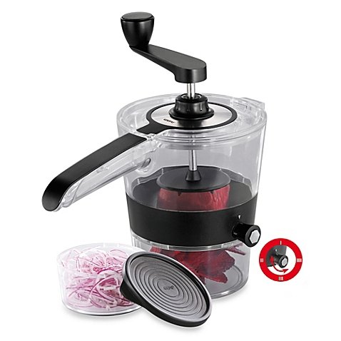 GEFU Spiralfix Slicer with Adjusting Wheel To Set The Desired Width