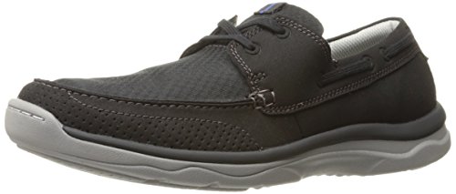 Clarks men s marus edge oxford, black, 9.5 m us