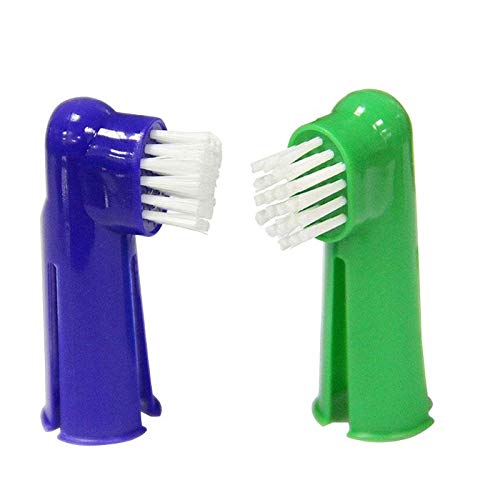 4Pcs/Set 1pcs Toothpaste + 2pcs Brush Head Pet Accessories Set Two-head Pet Accessories + 1pcs Dog Puppy Cat Flavour - Thumbnail 3