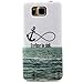 Tonsee Pattern Case For Samsung Galaxy Alpha G850 (Anchors)