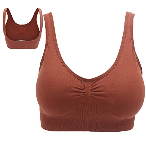 Fitness-sportbeha, Draadloze Gewatteerde Yoga-bh-tops Zachte, Ademende Dames Workout-hardloopbeha's voor Yoga Gym… - Image 7