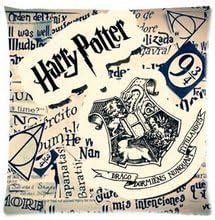 Home Pillowcase Cushion Cover Cartoon Alphabet art Potter Harry Throw Pillow Decorative for Bedroom or Sofa 18X18