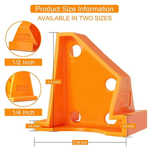 Upgraded 40 Pack Flooring Spacers,with 1/4” & 1/2” Gap,Flooring