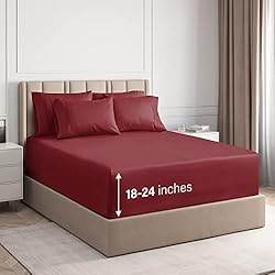 Extra Deep Pocket Sheets - 6 Piece Sheet Set